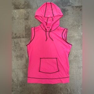 Athleta Bright Pink Activewear w hood